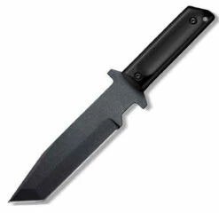 Cold Steel CS80PGTK GI Tanto, 7" 1055 Carbon Steel Plain Blade, Polycarbonate Scales Handle, Secure-Ex Sheath