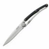Deejo DEE9CB004 Wood 27G, 3.25" 420 SS Plain Blade, Granadilla (Blackwood) Handle