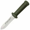 Aitor 16017 Jungle King III & Survival Kit, 4.25" SS Plain Blade, OD Green Poly Handle, OD Green Nylon Sheath
