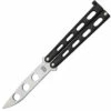 Bear & Son BC113BTR Butterfly Trainer, 4" Closed, High Carbon SS Unsharpened Blade, Epoxy Powder Coated Handles