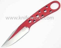 BlackJack Model 155 Neck Knife Red Finish W/Sheath