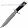 Blackjack Classic Blade Model 1-7 Black Micarta Handle, Leather Sheath