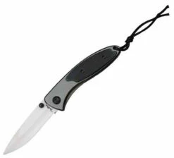 BenchMark Ceramic Gray Smooth Bone Linerlock