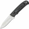 Benchmark Fixed Blade, 3 1/4" Stainless Blade. Full Tang. Black Micarta Handles