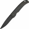 Benchmark Carbonfiber Linerlock, Plain Edge