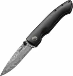 Boker Plus Damascus Gent I, Damascus Steel, Ebony Wood Handle (BOP02470)