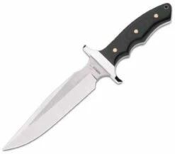 Boker Plus Valkyrie Fixed Blade, 440C Stainless, Black Micarta Handle