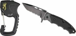 Browning BR2515 Black Rock Knife And Flashlight Combo