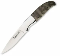 Browning Escalade Series, Drop Point, Box Elder Burl Gray