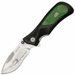 Buck Knives Buck 588GRSHH Folding ErgoHunter Adrenaline, 3" S30V Plain Blade, Black/Green