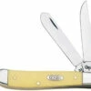 Case 80029 Mini Trapper, Yellow Synthetic Handle SS (3207 SS)