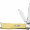 Case 80030 Peanut, Yellow Synthetic Handle SS (3220 SS)