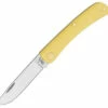Case 80032 Sod Buster Jr., Yellow Synthetic Handle SS (3137 SS)