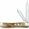 Case 048 Peanut, Genuine India Stag Handles (5220 SS)