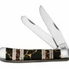 Case Trapper, Exotic Black Aztec W/ Pearl