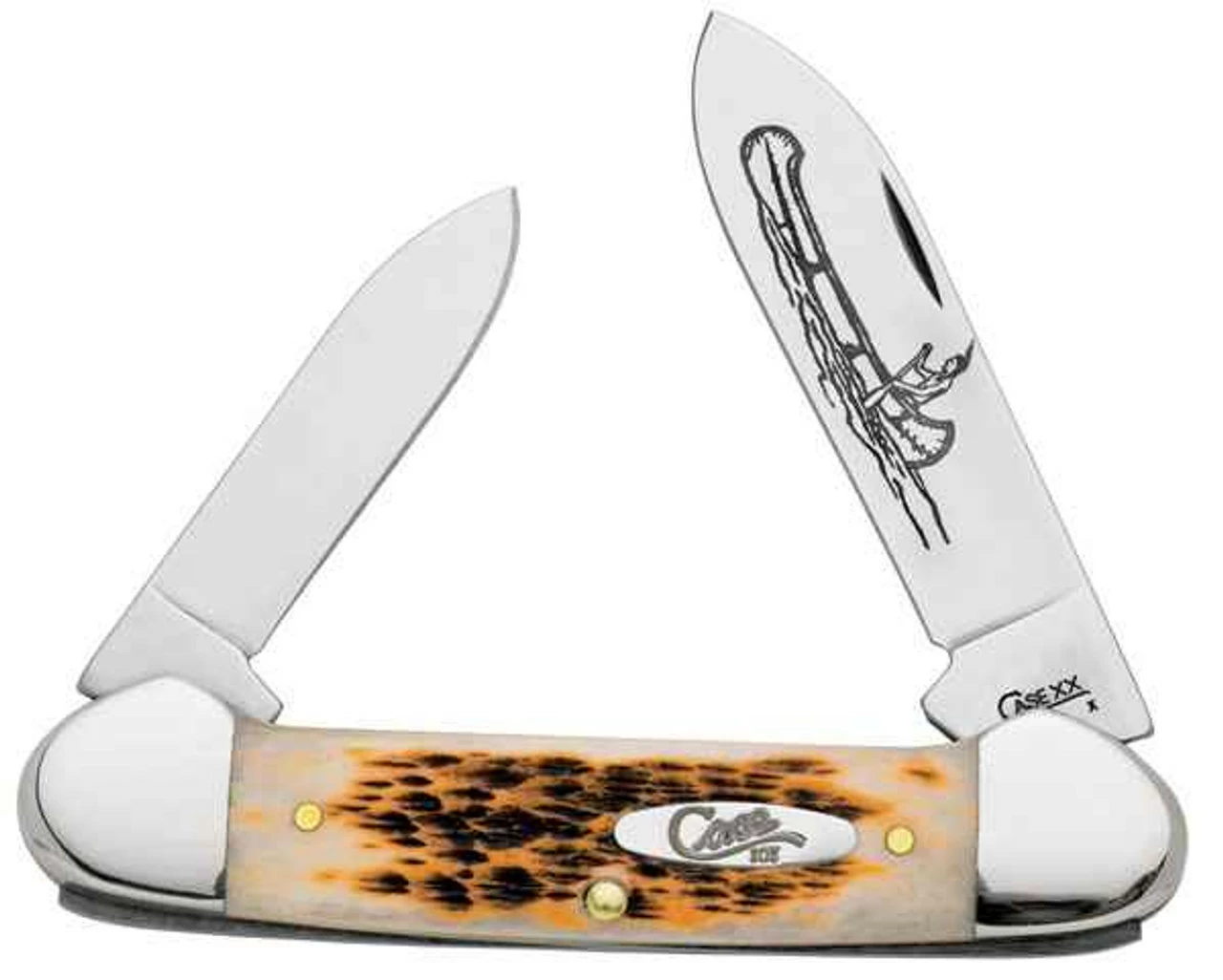 Case 263 Canoe, Amber Bone CV (62131 CV) 1 Case 263 Canoe, Amber Bone CV (62131 CV)