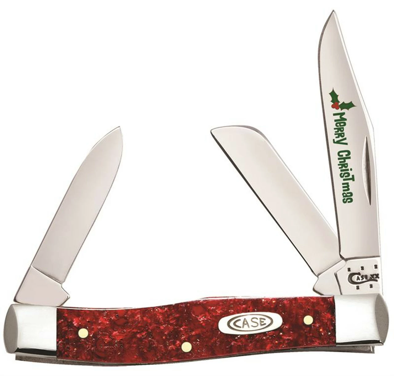Case Medium Stockman 52401 Kirinite Red Sparkle Handle 1 Case Medium Stockman 52401 Kirinite Red Sparkle Handle