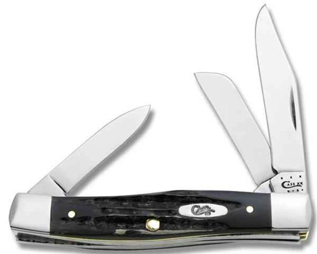 Case Medium Stockman 65012 Jigged Buffalo Horn Handle (BH3032 SS ) 1 Case Medium Stockman 65012 Jigged Buffalo Horn Handle (BH3032 SS )