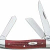 Case 786 Medium Stockman, Pocket Worn Old Red Bone Handle (6318 SS)