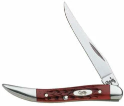 Case 792 Small Texas Toothpick, Pocket Worn Old Red Bone (610096 SS)