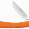 Case 80502 Sod Buster Jr., Smooth Orange Synthetic Handle (4137 SS)