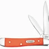 Case 80504 Peanut, Smooth Orange Synthetic Handle (4220 SS)
