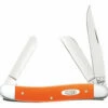 Case 80509 Medium Stockman, Smooth Orange Synthetic Handle (4318 SS)