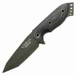 Camillus 7 3/4" Fixed Blade Knife, Ergonomic Micarta Handle