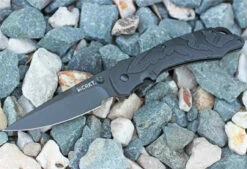 CRKT 1100 Moxie™, 3.3" 8Cr14MoV Plain Blade, Textured TPE Handle