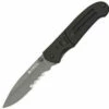 CRKT 6865 Ignitor® T, 3.3" 8Cr14MoV Combo Blade, Black G-10 Handle