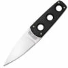Cold Steel CS11SDT Secret Edge, 3.5" AUS 8A SS Plain Blade, Black G-10 Handle, Secure-Ex Neck Sheath