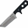 Cold Steel CS49HTF Mini Tac Tanto, 3.75" AUS 8A SS Plain Blade, G-10 Handle, Secure-Ex Neck Sheath