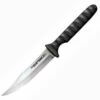 Cold Steel CS53NBS Bowie Spike, 4" 4116 German SS Plain Blade, Black Grivory Handle, Secure-Ex® Neck Sheath