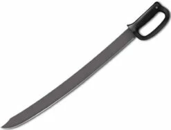 Cold Steel CS97DRMS Cutless Machete, 24" 1055 Carbon Steel Plain Blade, Black Poly Handle, Cor-Ex™ Sheath