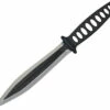 Condor Dendritic Combat Knife,6" Double Edge Blade,Black Nylon Belt Sheath