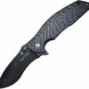 Dendra Tiger Jump, D2 Tool Steel Black Coated PVD Finish Blade