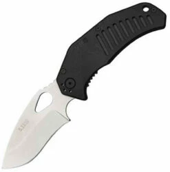 5.11 Tactical 51068 LMC Recurve, 3.25" AUS-8 Plain Blade, Black FRN Handle