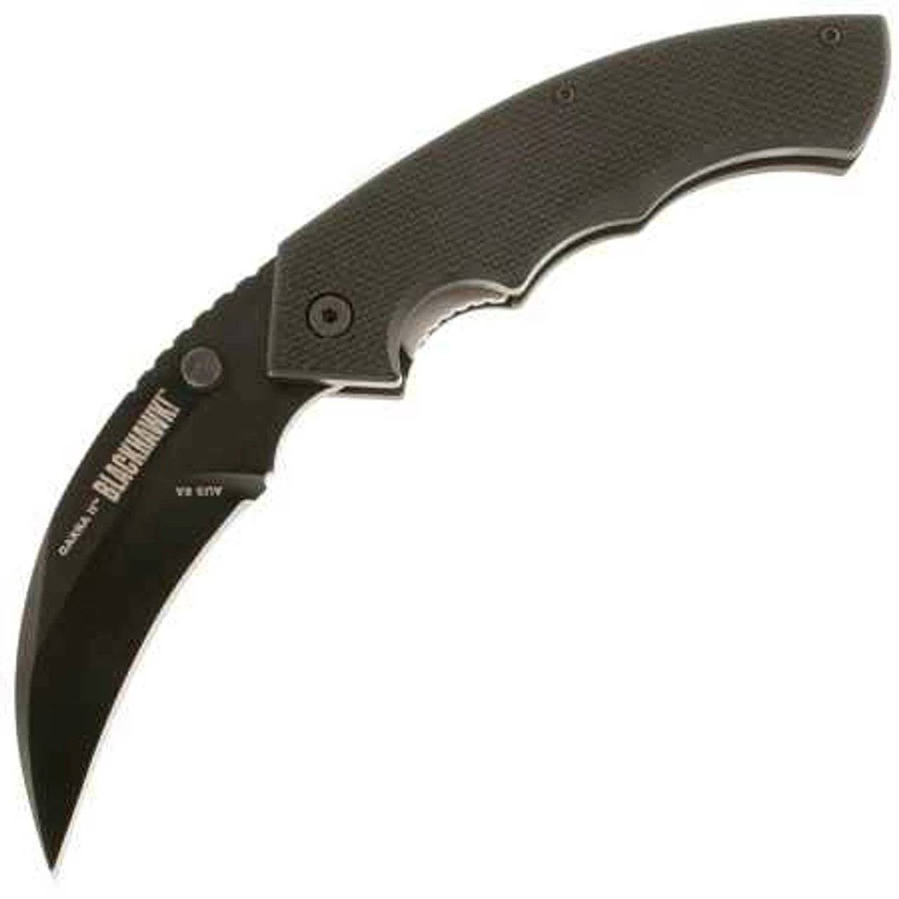 Blackhawk Blades Garra II, Black Teflon, Plain Edge 1 Blackhawk Blades Garra II, Black Teflon, Plain Edge