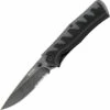 CRKT Ruger 1202K A/O Crack Shot Compact, 3.13" 8Cr13Mov Black Combo Blade, GFN Handle