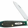 Case Hunter Green Barnboard Jigged Bone Teardrop