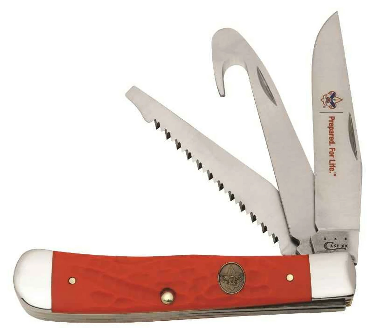 Case 7995 Boy Scouts Of America Rough Red Delrin Hunter Trapper 1 Case 7995 Boy Scouts Of America Rough Red Delrin Hunter Trapper