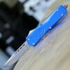 CobraTec Knives LBLUFS-XLDNS Large FS-X Blue, 3.50" D2 Steel Drop Point Blade, Anodized Aviation Aluminum Handle