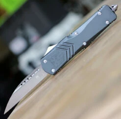 CobraTec Knives LGYFS-XLWNS Large FS-X Gray, 3.50" D2 Steel Wharncliff Blade, Anodized Aviation Aluminum Handle