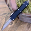 CobraTec Knives Small FS-X Black (2.75" D2 Wharncliff ) SBLKFS-XSWNS
