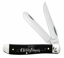 Case Mini Trapper 10619 - Merry Christmas Black Synthetic (2207 SS)